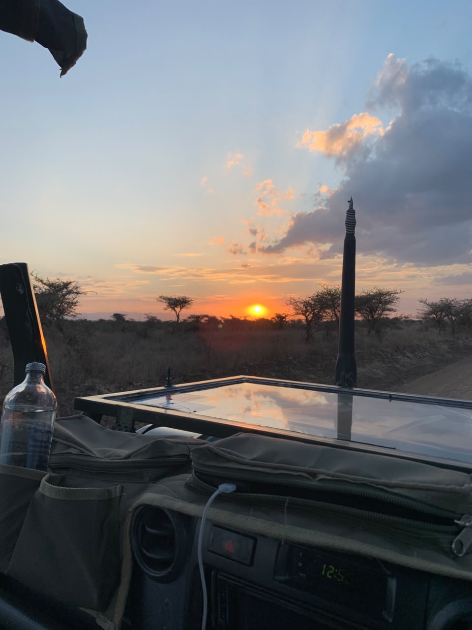 Sunset with Kenya bush expeditions